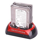 cheap Computer Peripherals-Dual-disk New And Old Dual-use Serial And Parallel Port Mobile Hard Drive Dock 2.5  3.5 Inch Multifunctional Ide Mechanical Sata Universal