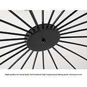 Недорогие Люстры-спутники-sputnik люстра металлическая люстра 3 цвета свет 12/15/18/24 голова люстра черного цвета для спальни,гостиной,столовой 85-265v