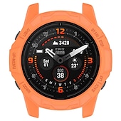baratos Capa Smartwatch-Caixa de relógio Compatível com Garmin Fenix 7 Pro / Fenix 7S Pro / Fenix 7X Pro / Epix Pro 51mm / Epix Pro 42mm Áspero Á Prova-de-Pó Cobertura Completa do Pára-choques TPU Assista Cobertura