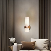 economico Luci da parete-Lightinthebox lampada da parete a led vetro bianco caldo 24 cm moderna lampada da parete a led sfondo soggiorno camera da letto comodino applique da parete per interni illuminazione sconce 1 pz