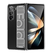 Χαμηλού Κόστους Samsung Θήκη-Θήκη Τηλεφώνου για Samsung Galaxy Z Fold 6 Z Fold 5 Z Fold 4 Z Fold 3 Πίσω Κάλυμμα Φορητό Πλαίσιο Στήριξης με Ρώσικα Πλεξίματα TPU Σιλικόνη