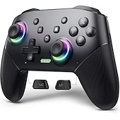 levne Videohry-bezdrátový ovladač pro konzoli Nintendo Switch oled pro gamepad s 600mah dobíjecí baterií programovatelnou funkcí turbo