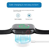 economico Cavetti per cellulari-Cavo di ricarica magnetico per orologio Apple 4 in 2 per orologio Apple / iPhone / Airpods Cavo di ricarica magnetico con serie iwatch se / 8/7/6/5/4/3/2