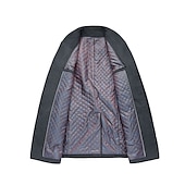 billiga Trenchcoat för män-Herr Vinterkappa Yllekappa Rock Trenchcoat Utomhus Dagliga kläder Höst vinter Polyester Vindtät jacka Ytterkläder Kläder Mode Streetwear Slät Drottning Anne Enkelknäppt med Ett Knapphål