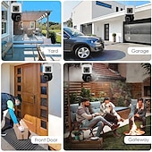 cheap Indoor IP Network Cameras-2MP Double Lens Camera, WiFi IP Home Security Camera, Two Way Audio Motion Detection Surveillance Camera, Waterproof Outdoor PTZ Camera, Full Color Night Vision IR Camera for Home, Baby, Elder, Pet