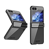 cheap Samsung Cases-Phone Case For Samsung Galaxy Z Flip 6 Z Flip 5 Z Flip 4 Z Flip 3 Back Cover Plating Full Body Protective Anti-Scratch PC