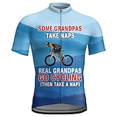voordelige Heren shirts-Voor heren Wielrenshirt Korte mouw Fietsen Shirt Kleding Bovenlichaam met 3 achterzakken Bergracen Wegwielrennen Ademend Sneldrogend Vochtregelerend Reflecterende strips Zwart Geel Rood Grafisch