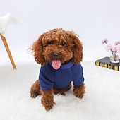 preiswerte Hundebekleidung &amp; Zubehör-Hunde Katzen Pullover Modisch Casual / sportlich Winter Atmungsaktiv Outdoor Casual Kleidungs-Outfits für Hundewelpen