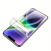 Χαμηλού Κόστους iPhone Προστατευτικά Οθόνης-5 τμχ Προστατευτικά Οθόνης Για Apple iPhone 16 iPhone 15 Pro Max Plus iPhone 15 Pro Max 14 Plus 13 12 11 Pro Max TPU Hydrogel Αντι φυσαλίδες Κατά των Δαχτυλιών Σούπερ Λεπτό Υποστηρίζεται 3D
