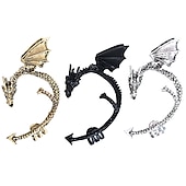 billige Tilbehør og mer-Drage Alv Halloween rekvisitter Tilbehør Ear Cuffs Voksne Dame Punk gotisk Halloween Karneval Mardi Gras Enkelt karnevalskostyme