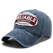 economico Cappellino da baseball da uomo-Unisex Cappellino da baseball Nero Giallo Cotone Lavato Viaggi Stile da spiaggia Esterno Da mare Liscio Regolabile Di tendenza Protezione per occhi
