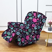 cheap Recliner Chair Cover-Stretch Recliner Covers Recliner Covers 1 Seater Armchair Couch Slipcover with Elastic Loop, Anti-cat Scratch Furniture Protector for Kids, Pets, Dogs, Cats