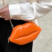 economico Borse a Tracolla-Per donna Borsa a tracolla Tracolla Sacchetto del telefono mobile pelle sintetica Feste San Valentino Per eventi Cerniera Leggero Tinta unica Argento Nero Bianco