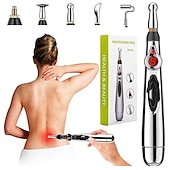 cheap Personal Protection-Acupuncture Pen 5 in 1 Electronic Acupuncture Pen Meridian Energy Pulse Massage PenMulti-Function Massage Pen Tools for Massage Energy Therapy Pain Relief1 x AA Battery (Not Included)