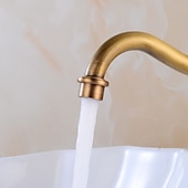 cheap Rotatable-Vintage Kitchen Faucet Sink Mixer Taps, Single Handle Vessel Tap with Cold and Hot Hose