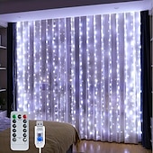 levne USB String světla-Světelné řetězy 100/200/300 LED diody 1 sada Teplá bílá Bílá Červená Okno / Závěs / Rampouch světla Dovolená 5 V