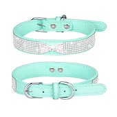 economico Collari, pettorine e guinzagli per cani-Prodotti per cani Prodotti per roditori Collari Cravatta / Papillon Regolabile Portatile Duraturo Esterno Marcia Strass