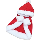 billiga julklappar till husdjur-Hund Katt Kappa Mode söt stil Vinter Varm Andningsfunktion Mjuk Tvättbar Bekväm Jul Utomhus Ledigt / vardag Festival Bichon Frisé Pommeran valpen eller det lilla husdjuret Fjäril