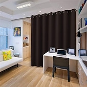 お買い得  ブラックアウトカーテン-遮光カーテン ドレープ ファームハウス ハトメ/アイレット カーテンパネル リビングルーム ベッドルーム 引き戸カーテン キッチン バルコニー 窓 トリートメント 断熱