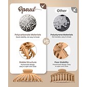 זול אביזרי עיצוב שיער-קליפסים לשיער לנשים, אטבי טפרים גדולים בגודל 4.7 אינץ' לשיער דק ארוך ועבה, אטבי שיער לסת גדולה עם אחיזה חזקה מט מונע החלקה, אביזרי שיער לעיצוב נשים בנות מתנות לחג המולד גרביים