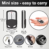 cheap Household Appliances-Universal 433MHz Garage Door Remote Duplicator, 4-Button Gate Remote Cloning Transmitter Control