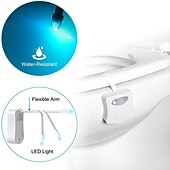 preiswerte Haushaltsgeräte-1 Stück farbwechselnde LED-Toilettenschüsselleuchte mit Bewegungssensor – verbessern Sie Ihr Badezimmererlebnis ganz einfach