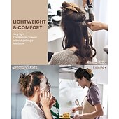 זול אביזרי עיצוב שיער-קליפסים לשיער לנשים, אטבי טפרים גדולים בגודל 4.7 אינץ' לשיער דק ארוך ועבה, אטבי שיער לסת גדולה עם אחיזה חזקה מט מונע החלקה, אביזרי שיער לעיצוב נשים בנות מתנות לחג המולד גרביים