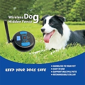 cheap Dog Training &amp; Behavior-Electronic Fence Pet Wireless Pet Training Device Stop Barking Device Pet Supplies