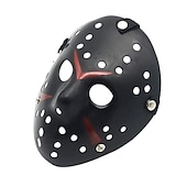 olcso Maszkok-Jason Vorhees Jason Voorhees Maszk Halloween-kellékek Felnőttek Férfi Női Vicces Ijesztő jelmez Mindszentek napja Farsang Könnyű farsangi jelmez