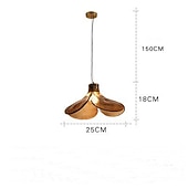 economico Luci Isola cucina-lampada a sospensione a led design floreale in vetro paralume ambra e12/e14 lampada a sospensione per interni loft lampada a sospensione a soffitto regolabile in altezza camera da letto bar