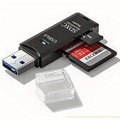 cheap Computer &amp; Office-Wansurs USB 2.0 SD Card Reader - Compatible with PC and Camera Memory Cards - Easy Transfer of Photos and Videos - Micro SD Card to USB Adapter