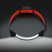رخيصةأون مشاعل تكتيكية-1 قطعة 1000 لومن USB كشافات LED قابلة لإعادة الشحن مع ضوء خلفي أحمر للأنشطة الخارجية - خفيفة الوزن مقاومة للماء ومثالية للتخييم والجري والمشي لمسافات طويلة