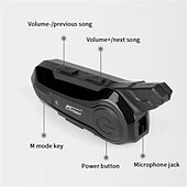 billige Headset til hjelm-ny motorsykkel bluetooth headset intercom utendørs ride headset, motorsykkel bt intercom med FM radio hjelm bt headset vanntett universal kommunikasjonssystem for atv dirt bike motorsykkel