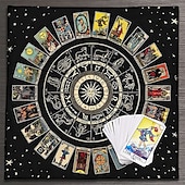 Недорогие Скатерти-Скатерть Таро для игры, алтарная ткань, колдовство, астрологический декор, блокнот для карт оракула, коврик для таро, декор ведьмака, сувениры для вечеринок, декор для подарков на вечеринку,