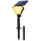 cheap Outdoor Spotlights-Colorful RGB Solar Lawn Lamp Ground Plug-in Floodlight Outdoor High Brightness Courtyard Landscape Lighting Tree Spotlight Foldable High Brightness Lighting