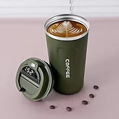 abordables Électroménager-tasse à café smart voyage thermos tasse affichage de la température tasse à café sous vide en acier inoxydable avec affichage de la température ai