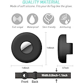 economico Cover Airtag-telefono Custodia Per Apple AirTag AirTag Custodia AirTag Portatile Protettivo per tutto il corpo Anti-perso Gel di silice