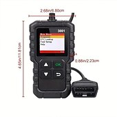 levne OBD-meta launch x431 creader /cr3001 obd ii plný výkon umí číst kódovou kartu moře