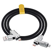 olcso Mobiltelefon-kábelek-1 csomag Többszörös töltőkábel 3,3 láb USB C - USB C / Lightning USB A - micro USB / USB C 6 A Töltőkábel Gyorstöltés Magas adatátvitel Tartós 4 az 1-ben Könnyű hordozhatóság Kompatibilitás Macbook