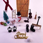 olcso legjobb karácsonyi ajándékok-1 12 babaház karácsonyi elf ajtó mini babaház fogai tündérajtó karácsonyi dekoráció miniatűr jelenet karácsonyi ajándékokhoz