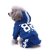 preiswerte Kapuzenpullover-Hund Katze Kapuzensweatshirt Mode Niedlich Warm Atmungsaktiv Weich Waschbar Bequem Outdoor Alltagstauglich Hundebekleidung for Bichon Frise Zwergspitz Baby Haustier Papillon Klein