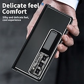 お買い得  サムスン用ケース-ペン付き電話ケース サムスン Galaxy Z Fold 6 Z Fold 5 Z Fold 4 Z Fold 3 バックカバー スタンドと画面保護フィルム付き ペンホルダー PC メタル PUレザー