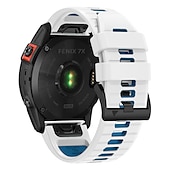 رخيصةأون عصابات ساعات Garmin-حزام إلى جارمين Fenix 7 7X 6 6X Pro Forerunner 955 945 935 Instinct 2X Solar Epix Approach S62 S60 Marq Descent G1 Quatix سيليكون إستبدال حزام 26mm 22mm تناسب سريع عصابة الرياضة معصمه
