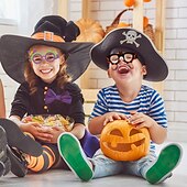 levne Halloween maska a rekvizity-6ks halloween brýle pavouk čaroděj netopýr náhrobek cross border papír na dětskou párty 3D brýle rekvizita na focení