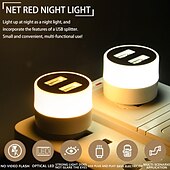 Недорогие USB-концентраторы-1 шт. энергосберегающая лампа с мини-USB-разъемом — светодиодный ночник для ноутбука, настольного компьютера, ноутбука и блока питания — защита глаз и совместимость с 5 В/1 А