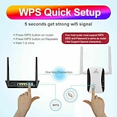 abordables Routers Wireless-Repetidor wifi inalámbrico de doble banda 2,4g/5g extensor wifi 3000/2000/1200/300mbps enrutador amplificador de señal wifi repetidor wifi de largo alcance