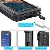 Χαμηλού Κόστους Samsung Θήκη-Θήκη τηλεφώνου για Samsung Galaxy Z Fold 5 Έντονης Χρήσης Στηρίγματα Αντι-πτώσης Πανοπλία Μέταλλο Σιλικόνη