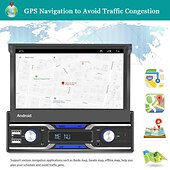 Χαμηλού Κόστους Σετ Bluetooth Αυτοκινήτου/Hands-free-7 ιντσών 1din android 10.1 ραδιόφωνο αυτοκινήτου autoradio οθόνη αφής συσκευή αναπαραγωγής πολυμέσων αυτοκινήτου υποστηρίζει ασύρματη αναπαραγωγή αυτοκινήτου και αυτόματες λειτουργίες android κάμερα