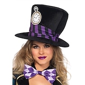 baratos Trajes Femininos-Chapeleiro Louco Dia das Bruxas Traje Cosplay Roupa Alice no País das Maravilhas Festa Fantasias Adulto Mulheres Dia Das Bruxas Carnaval Fantasias fáceis de Halloween Vestir-se
