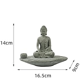 levne Sochy-socha buddhy - ideální pro zenovou zahradu, rybí akvárium, jógu, bonsaje a další - duchovní dekorace feng shui a ozdoby čajovníku pro štěstí
